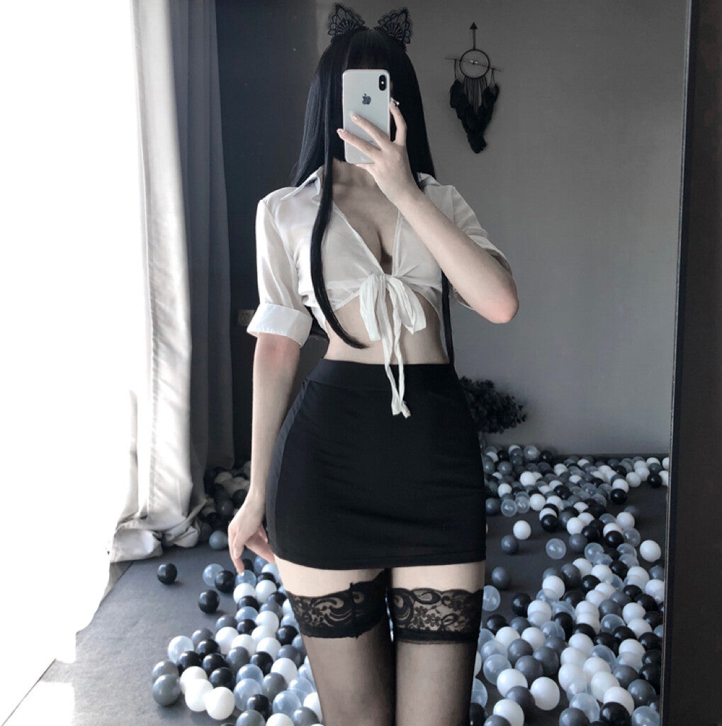 Erotic secretary uniform