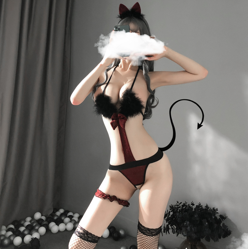 Sexy erotic cat girl suit