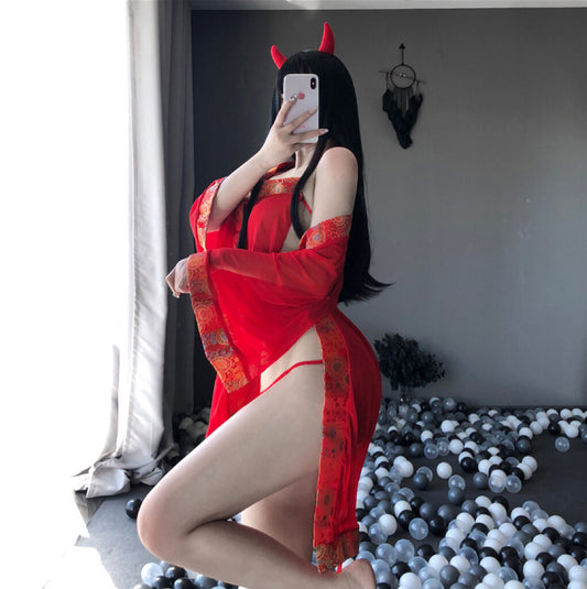 Retro bellyband pajamas