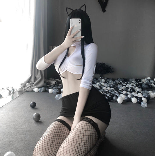 Sexy secretary outfit