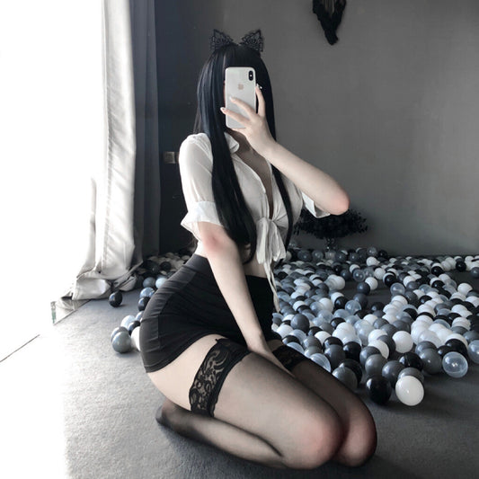 Erotic secretary uniform